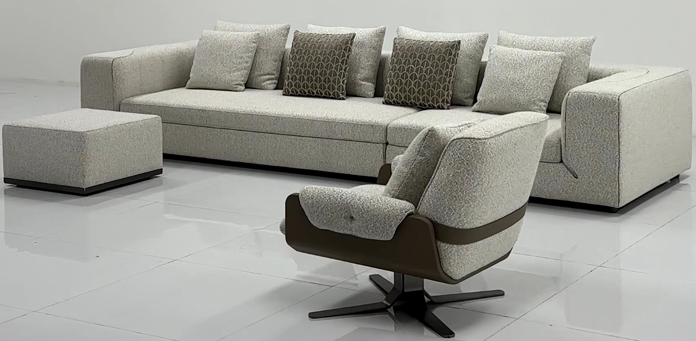 Finished product display area